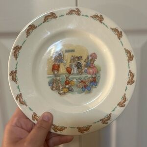 Vintage 3 Pc Bunnykins Set, Royal Doulton Tableware LTD 1936, Mug, Bowl & Plate